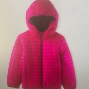 Kids Pink Quilted Jacket